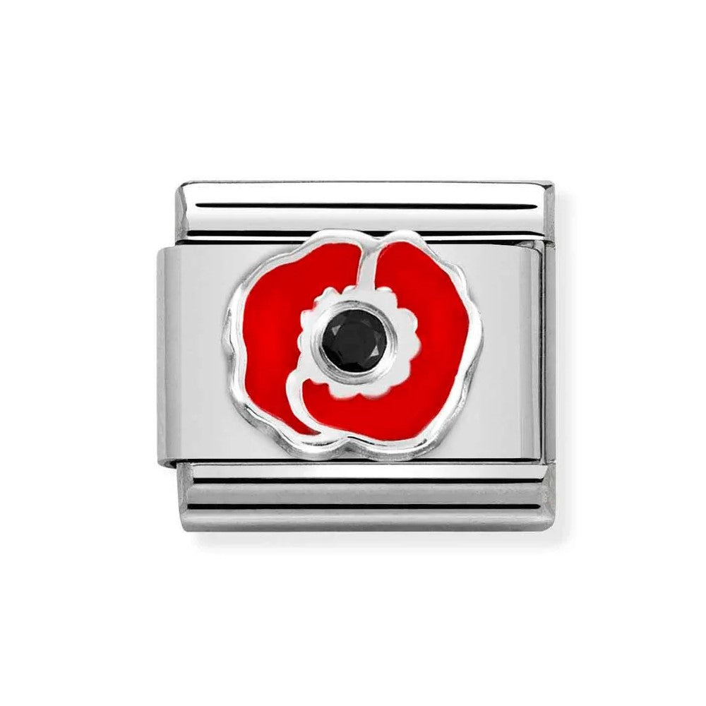 Composable Classic CZ and Silver Poppy Link