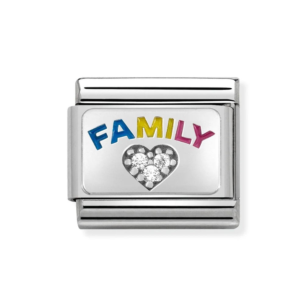Composable Classic Family CZ Hearts Link