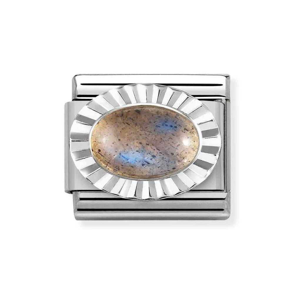Classic Composable Link In Silver With Labradorite