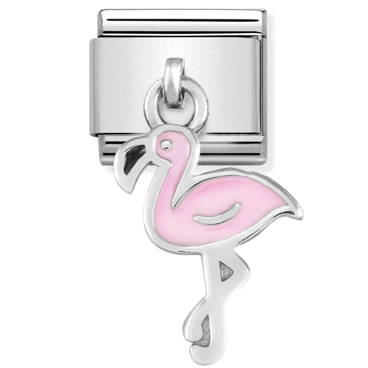 Classic Pink Flamingo Hanging Charm