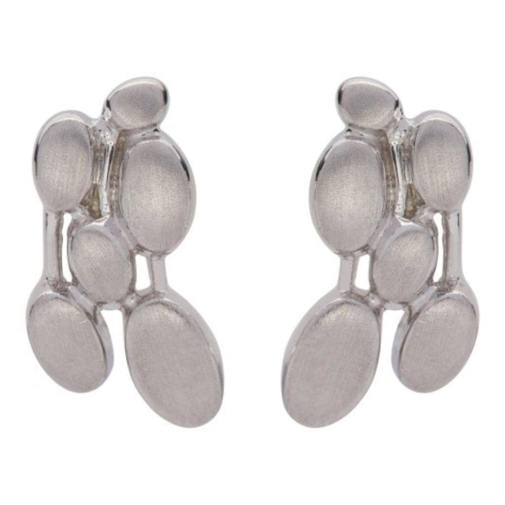 Sterling Silver 925 Earrings with Rhodium Plating