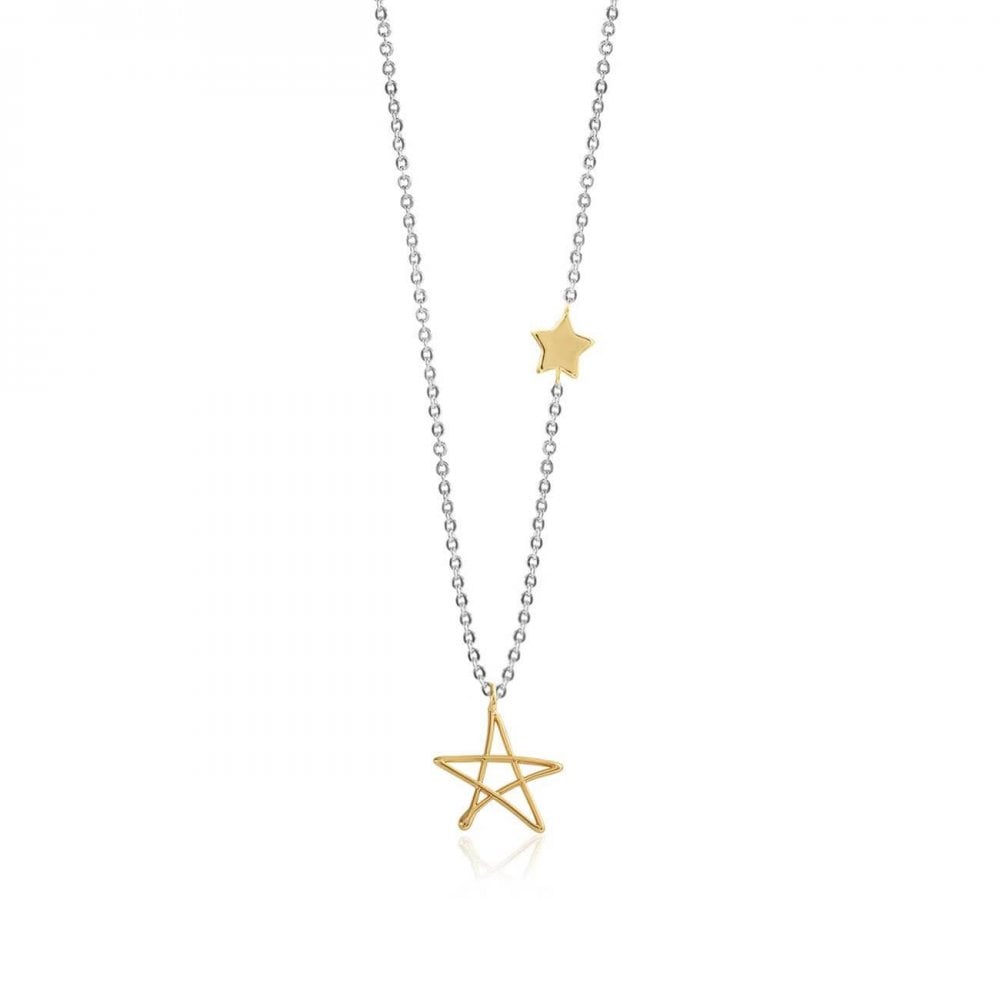 Florrie | Gold | Star Necklace | 46cm Sliding Extender