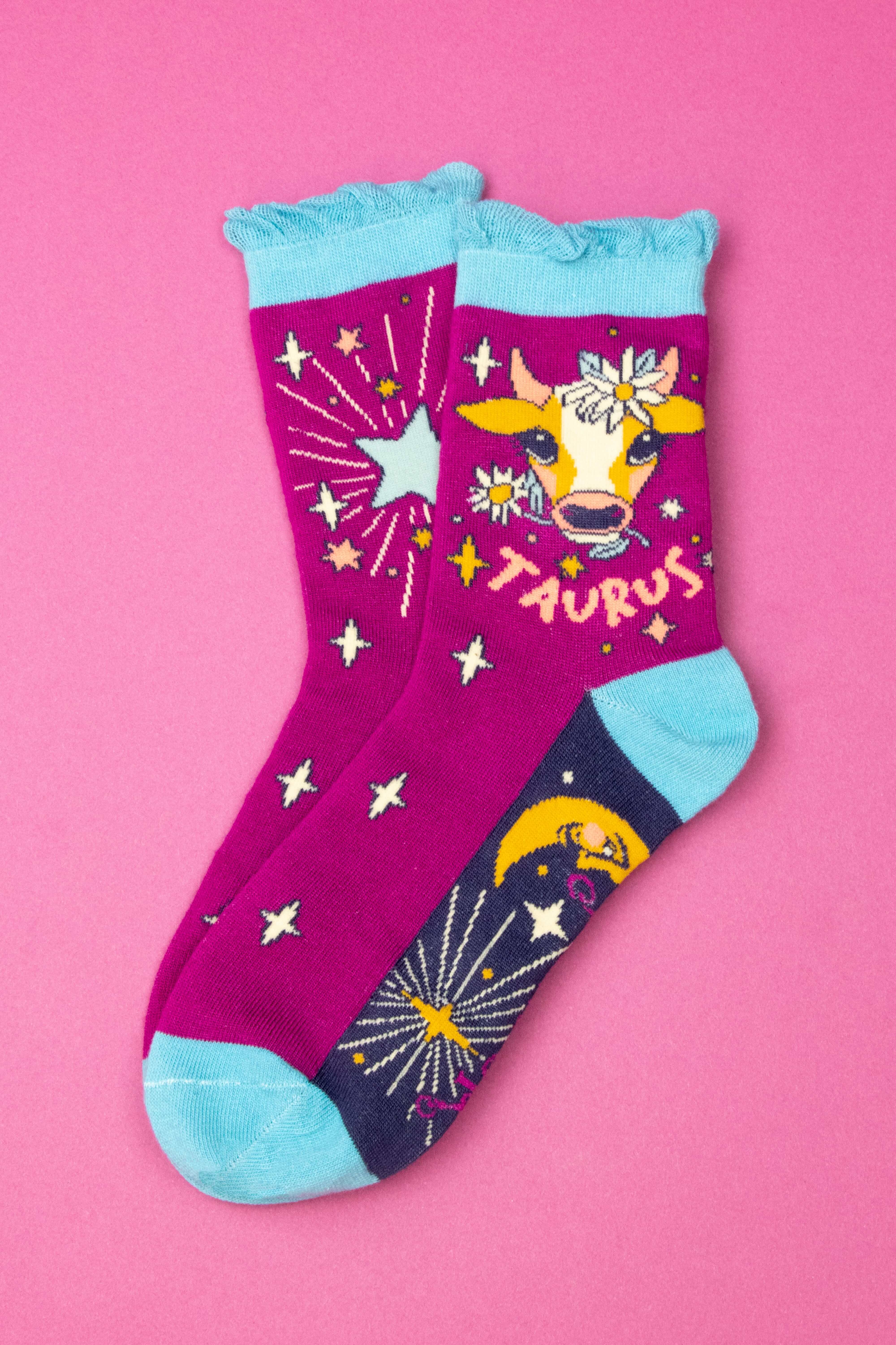 Zodiac Ankle Socks Taurus (20th Apr - 20th May)