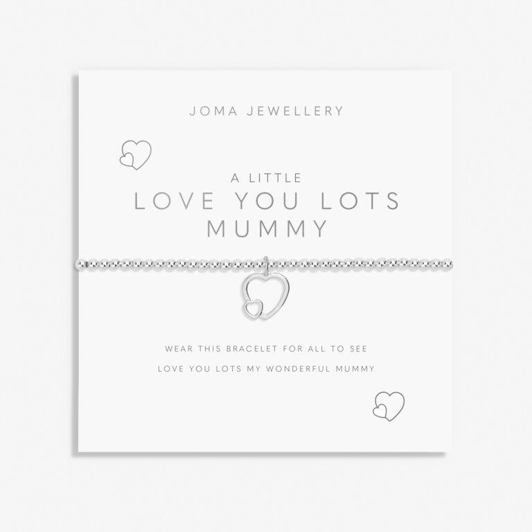 A Little 'Love You Lots Mummy' Silver Plated Bracelet