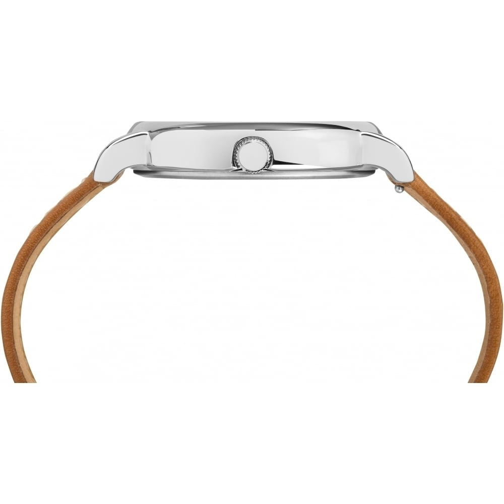 Mens Weekender 40mm Tan Leather Strap/Blue Dial