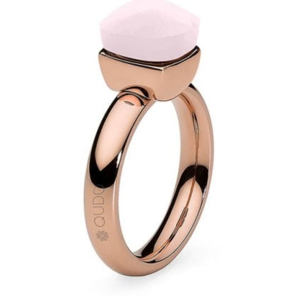 Ring FIRENZE Big (RG/P) Rose Quartz Opal