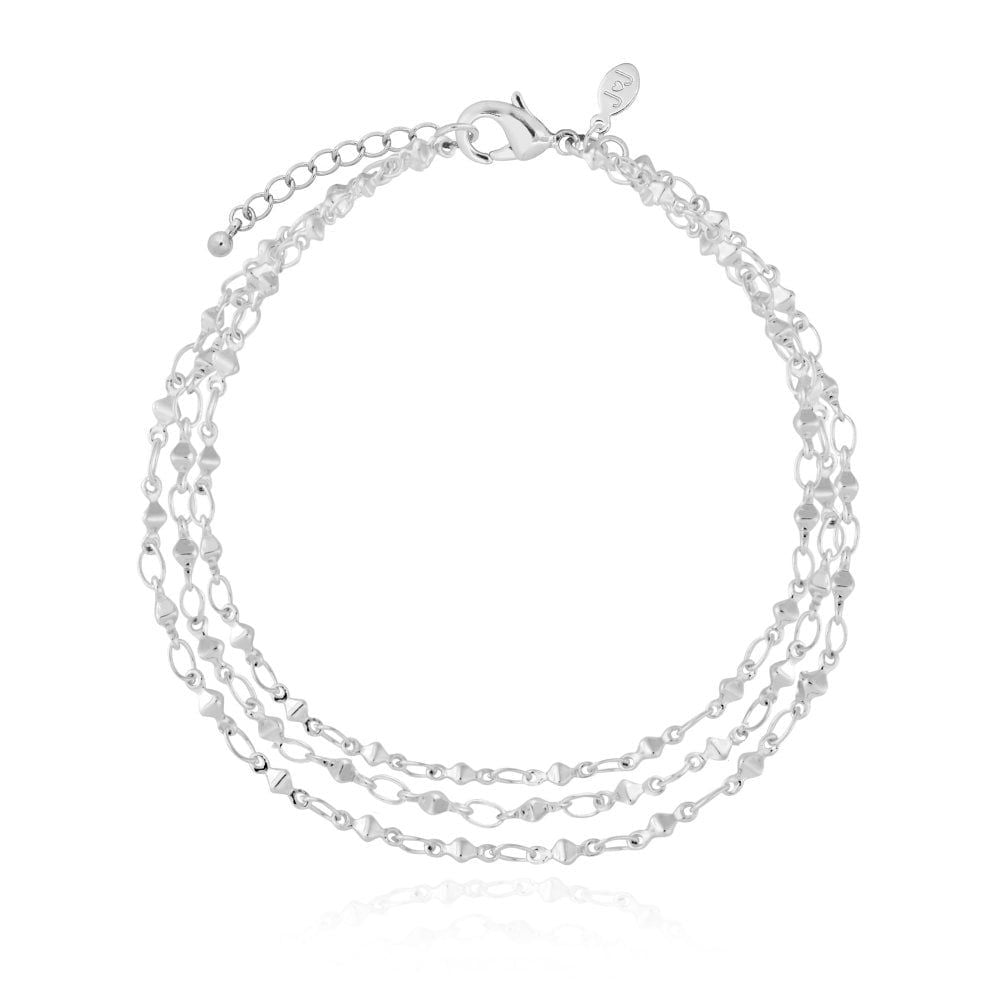 Riva Silver Multi Chain Bracelet 18cm + 3cm Ext