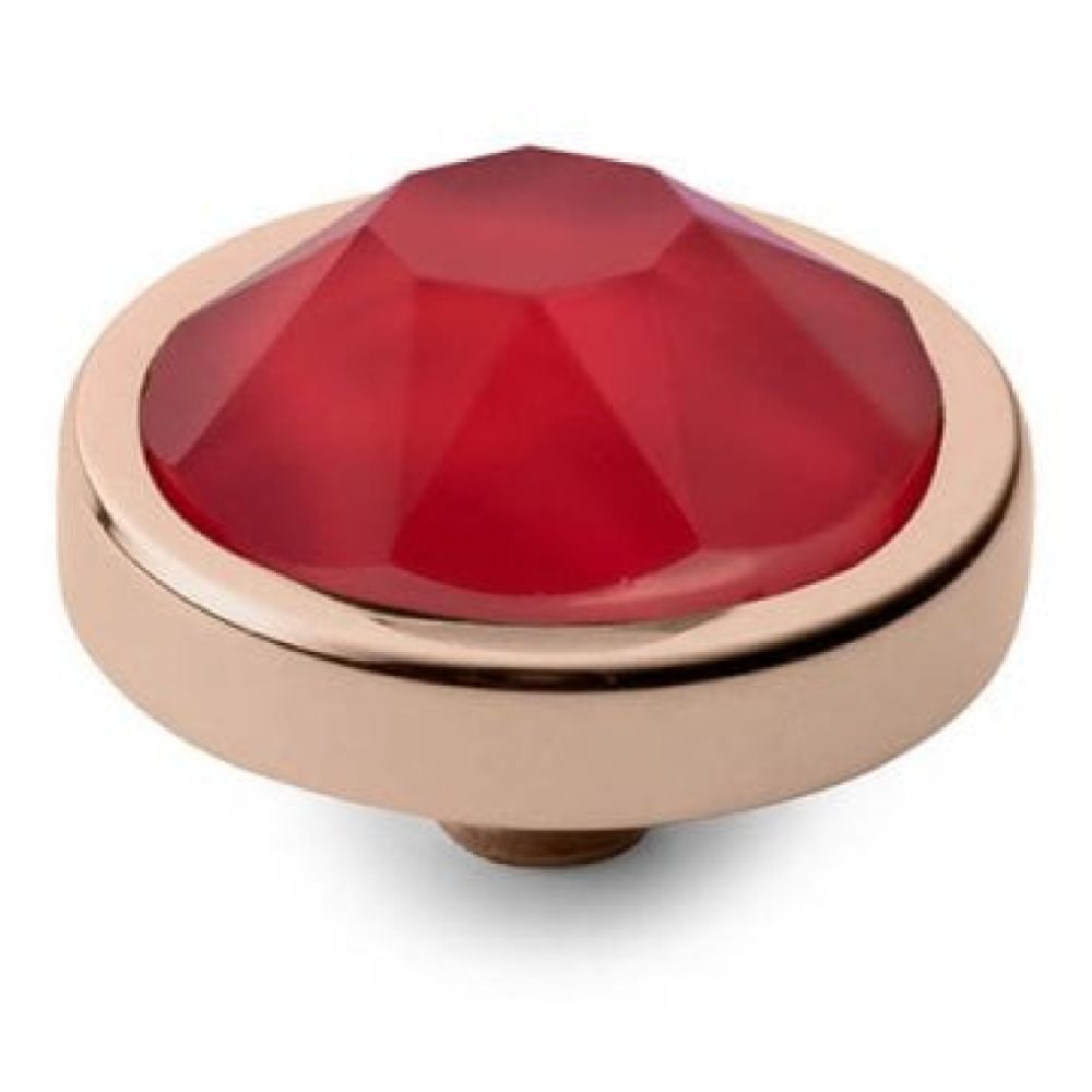 Interchangeable Canino Royal Red Crystal Top in RG
