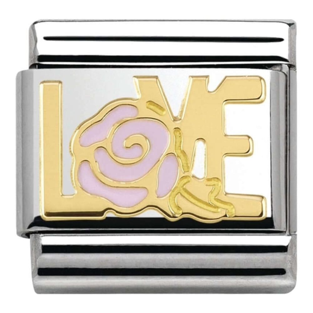 Classic Pink Rose 'Love' Link