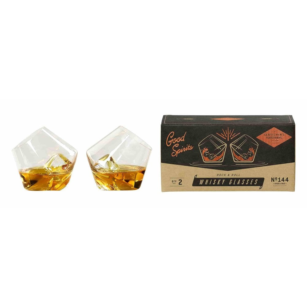 Rocking Whisky Glasses Set of 2