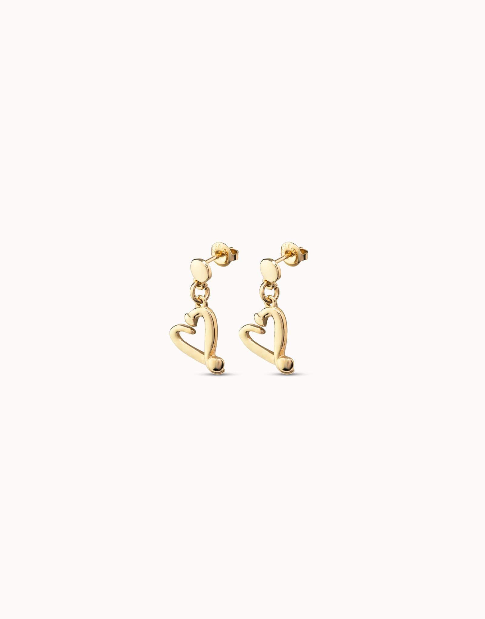 18k Gold Plated One Love Earrings