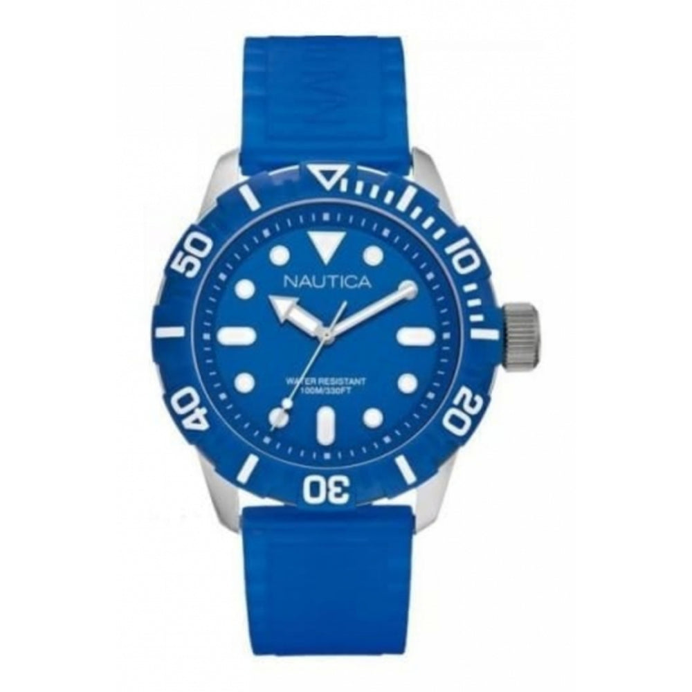 Unisex NSR 100 Blue Silicone Strap Watch