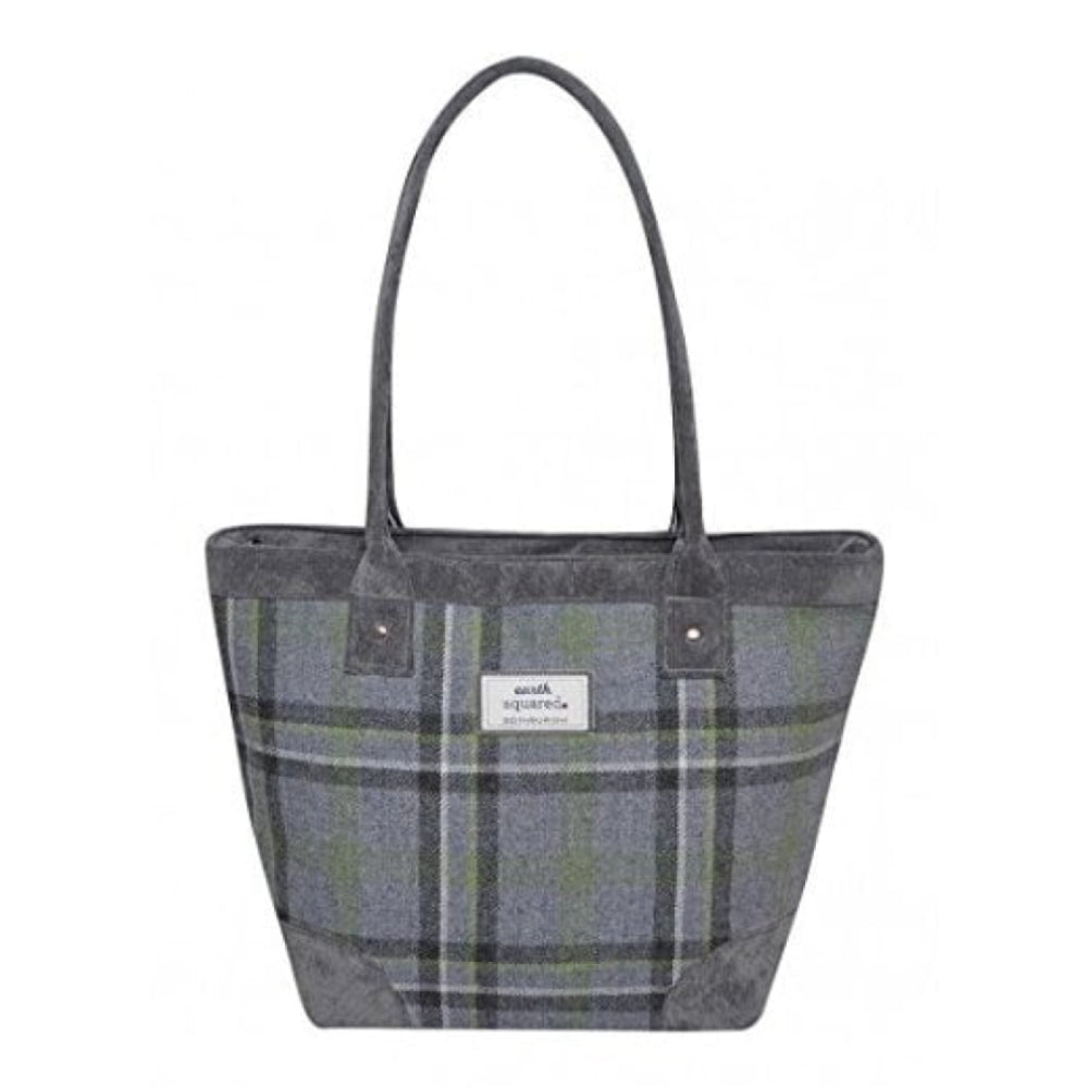 Strom Grey Tweed Tote Bag