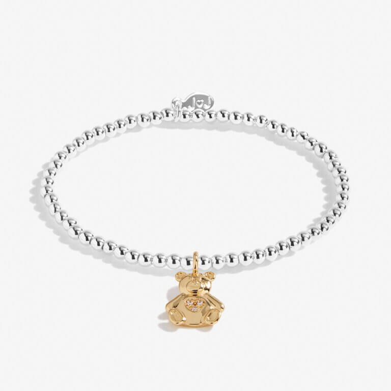 A Little | Bear Hug | Silver | Bracelet | 15.5cm Stretch