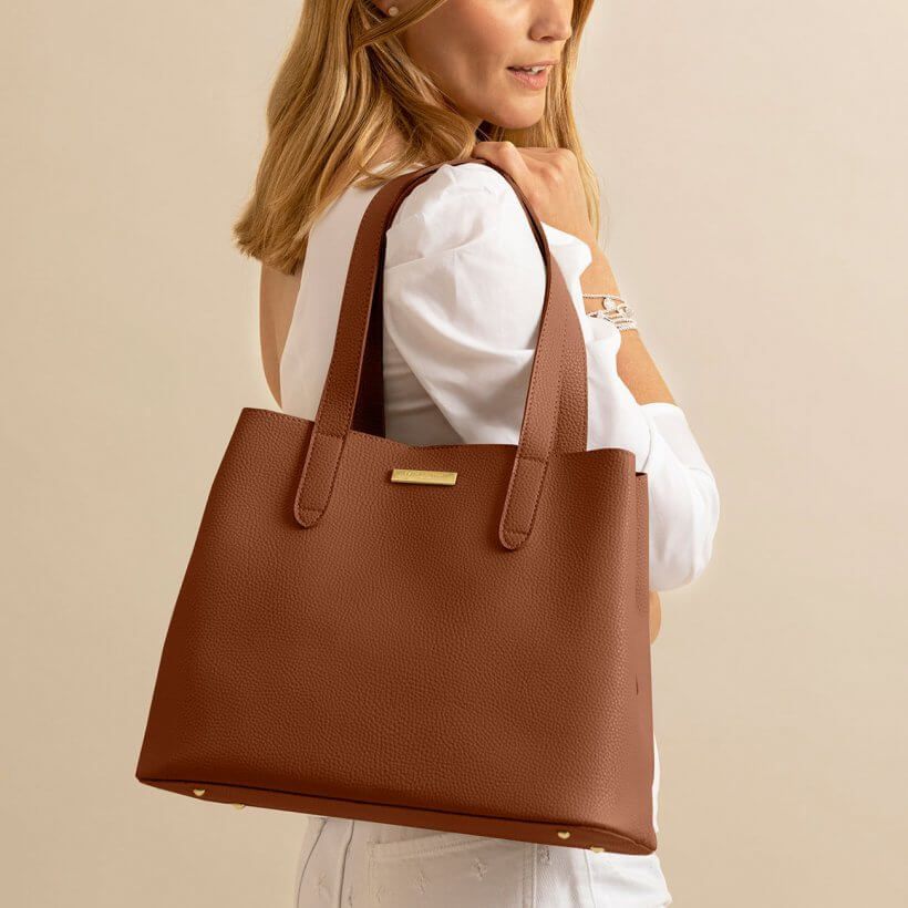 Riley Shoulder Bag | Cognac