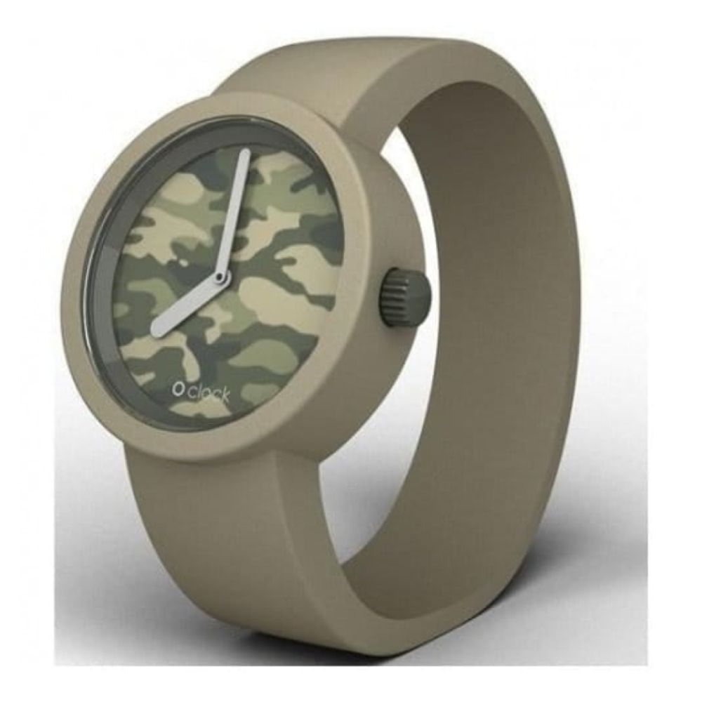 Large Dove Camouflage Unisex Silicone Wristwatch