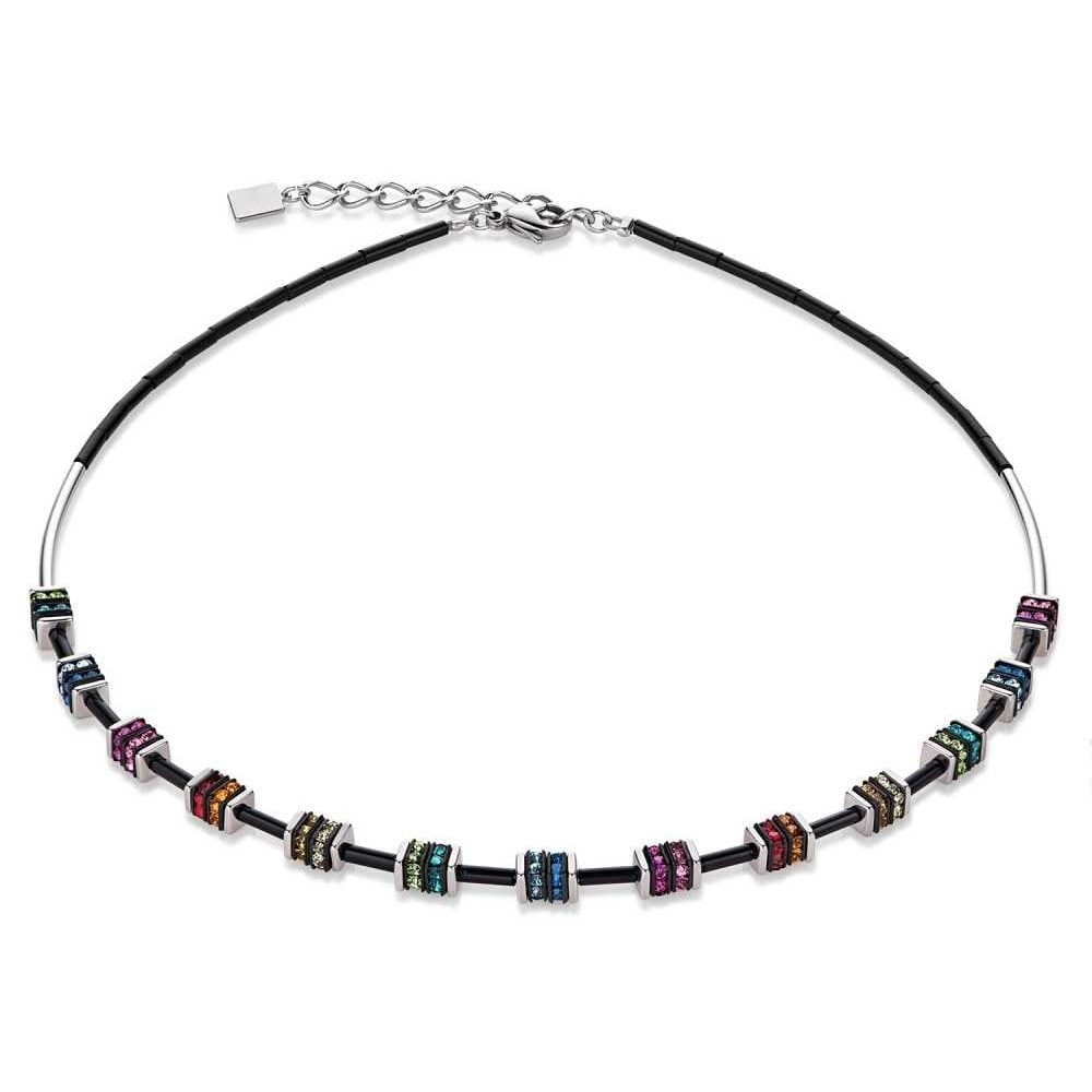 Cube Necklace With Swarovski Crystal