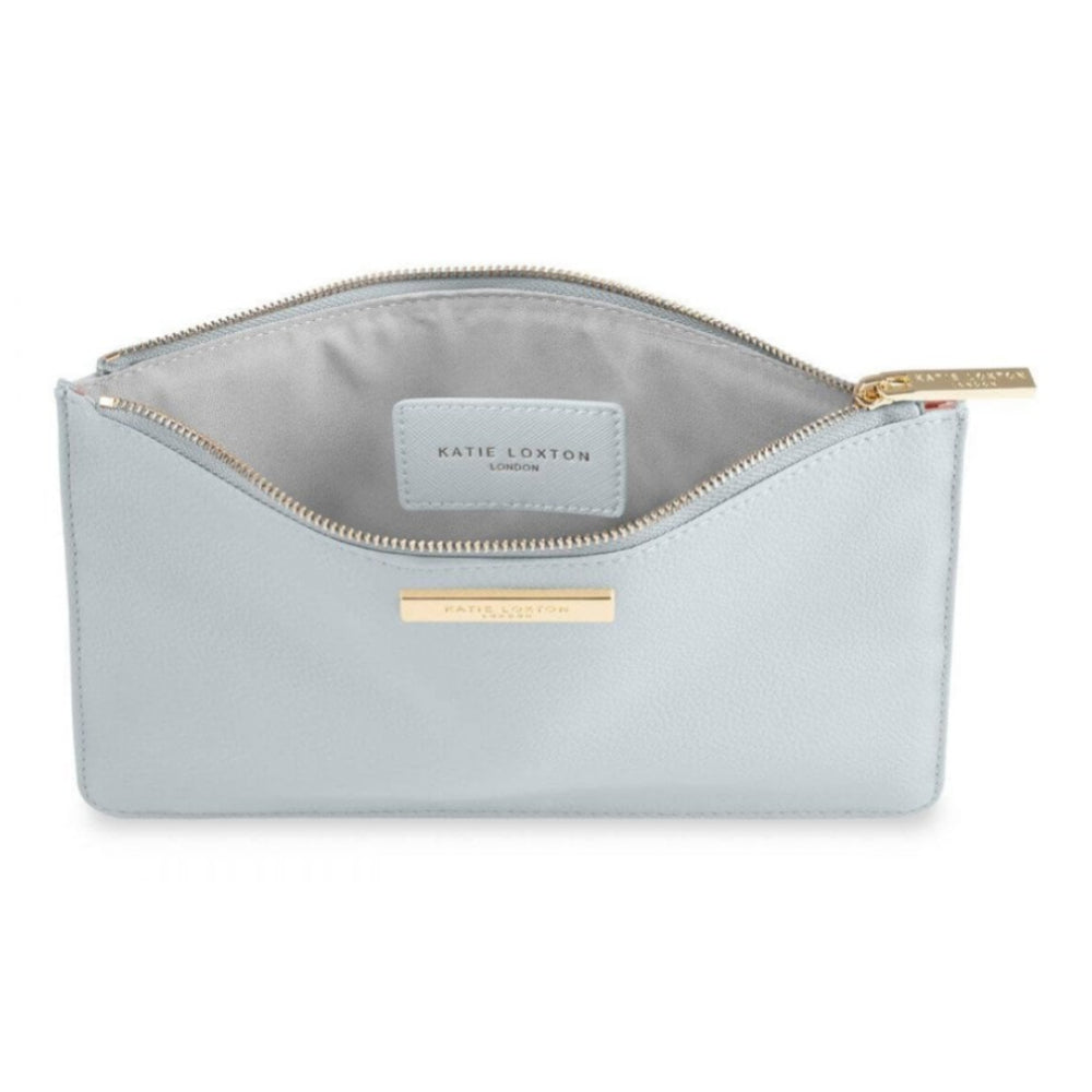 Soft Pebble Pouch | Pale Blue | 16 X 24 Cm
