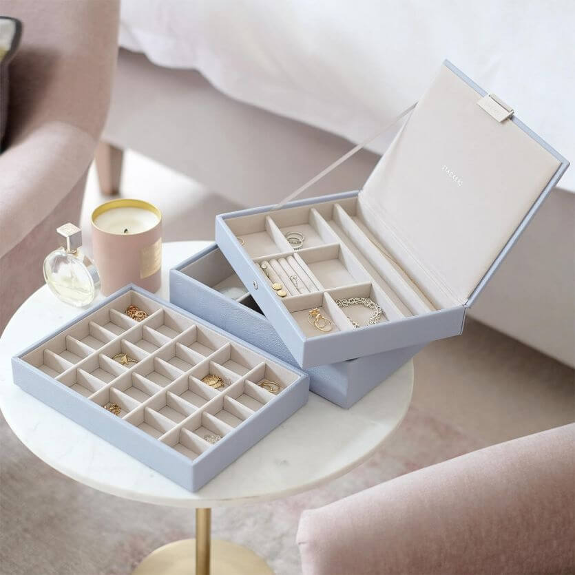 Lavender Classic Jewellery Box Set of 3