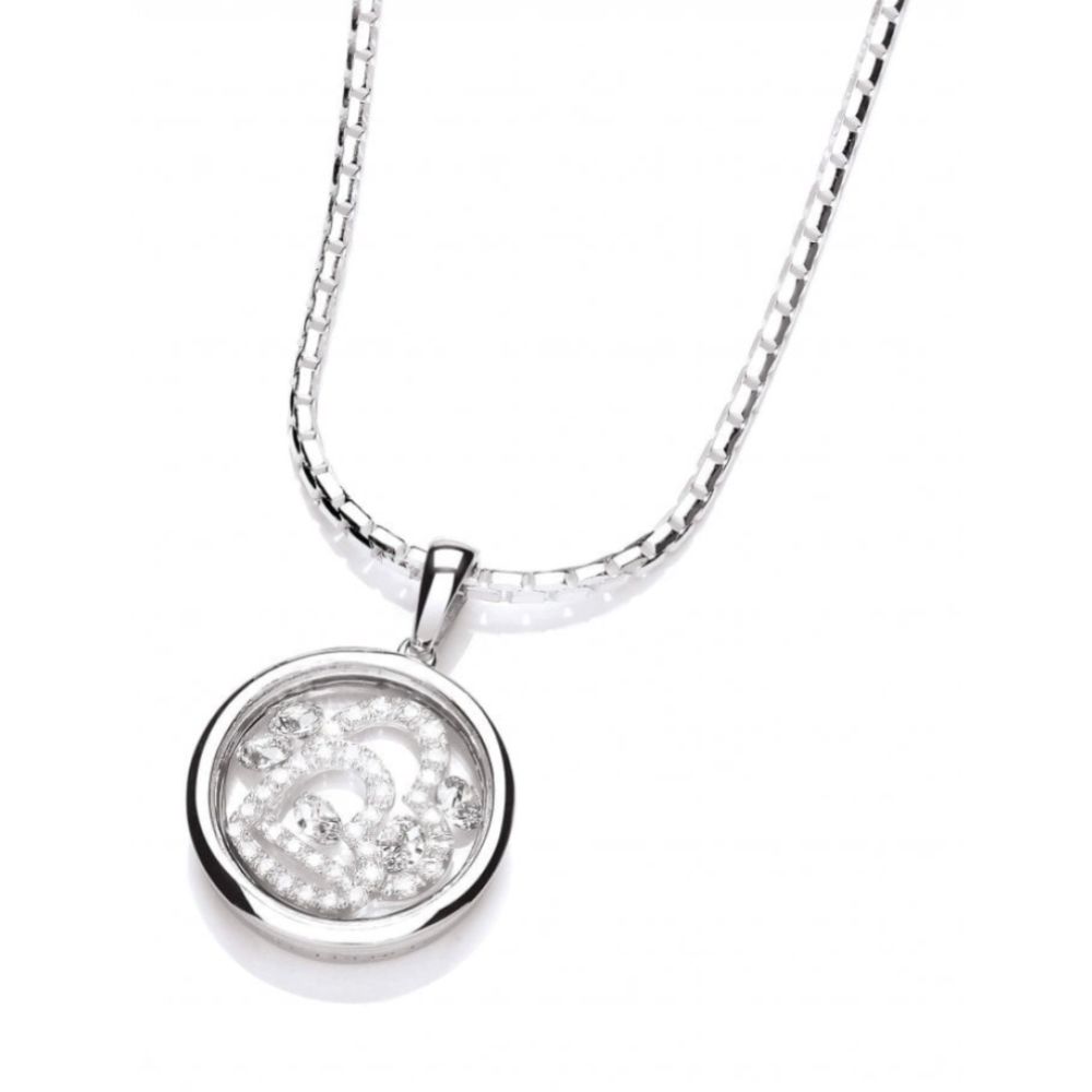 Celestial Together Forever Hearts Pendant