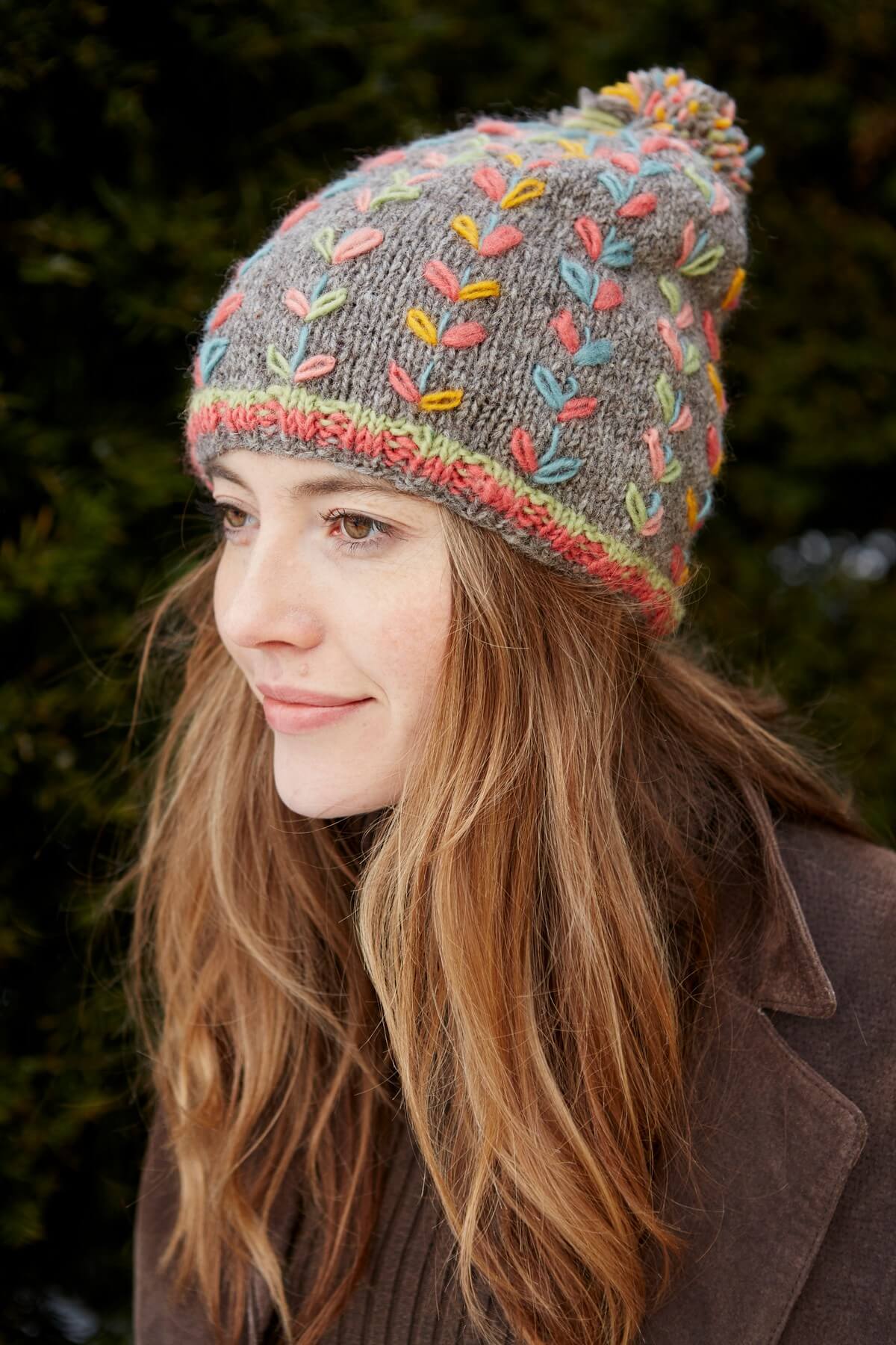 Kylemore Bobble Beanie Grey