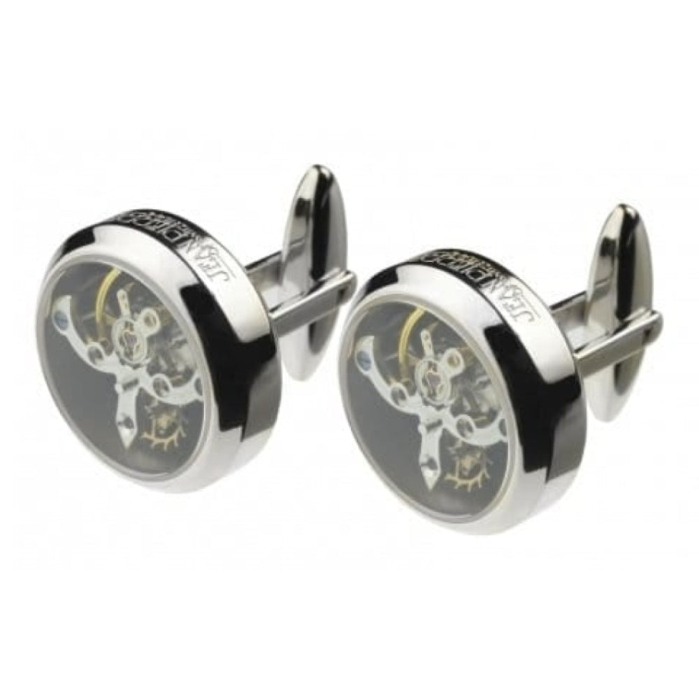 Gents Stainless Steel Tourbillon Style Cufflinks