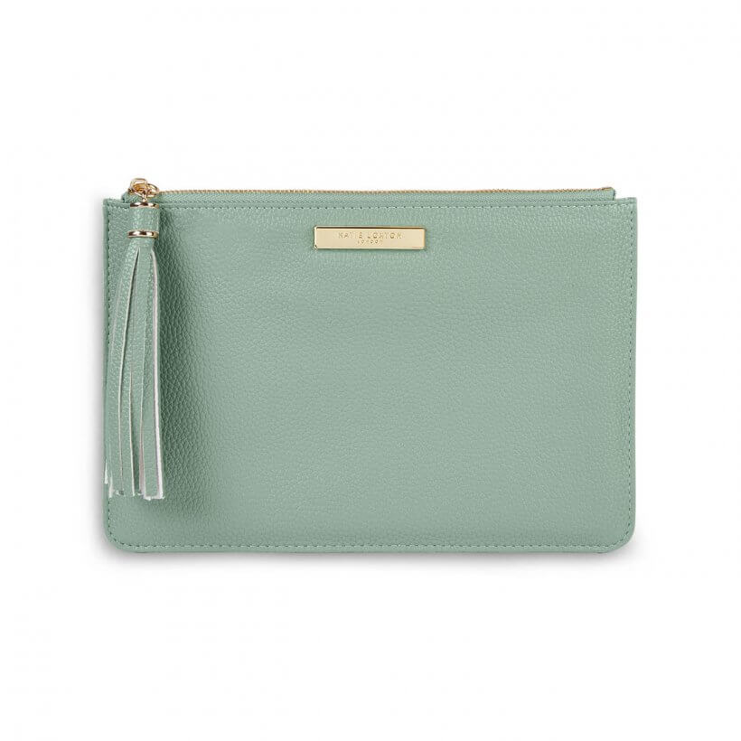 Sophia Tassel Pouch | Mint Green