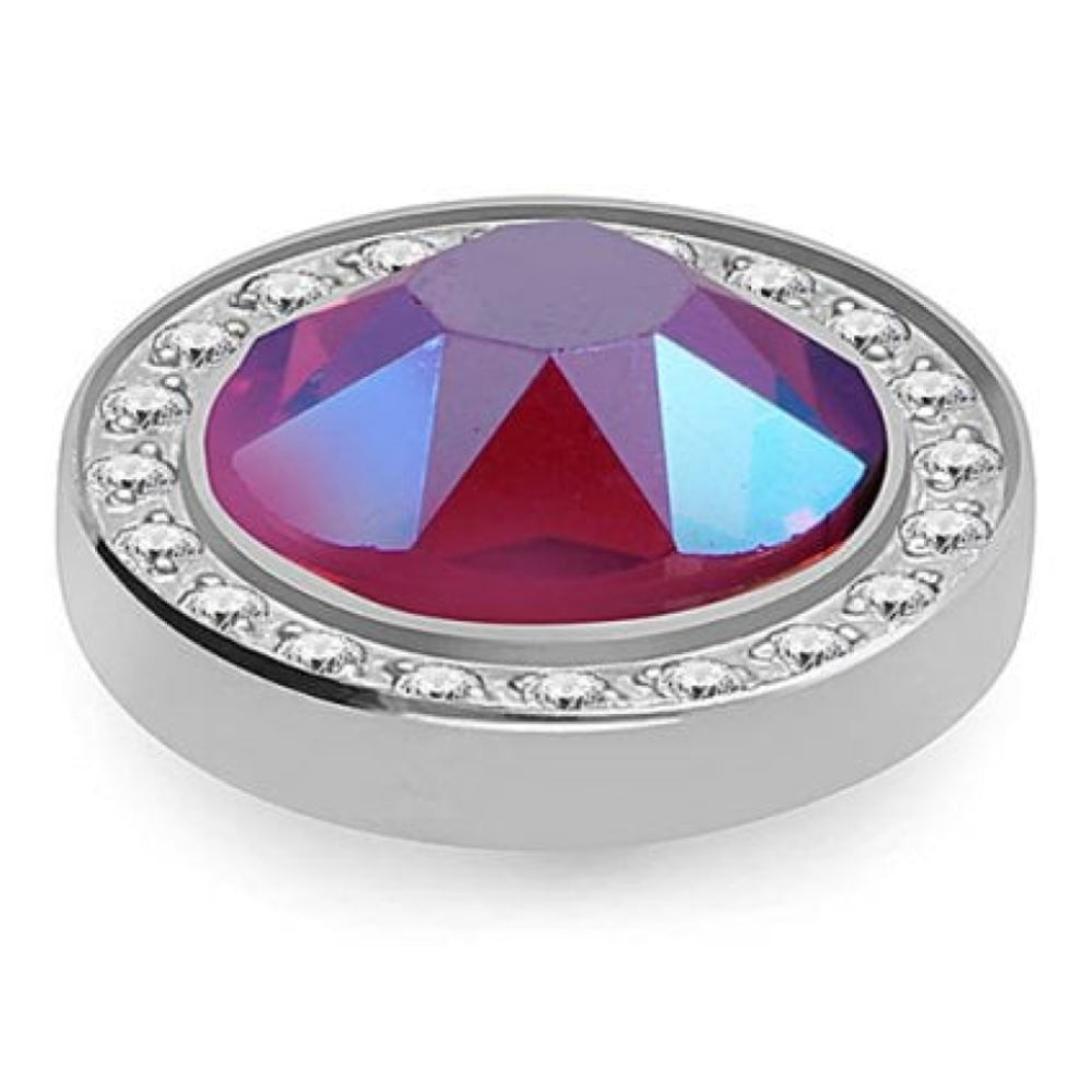 10.5mm Interchangeable Canino Deluxe Fuchsia Shimmer Crystal Top in S/P