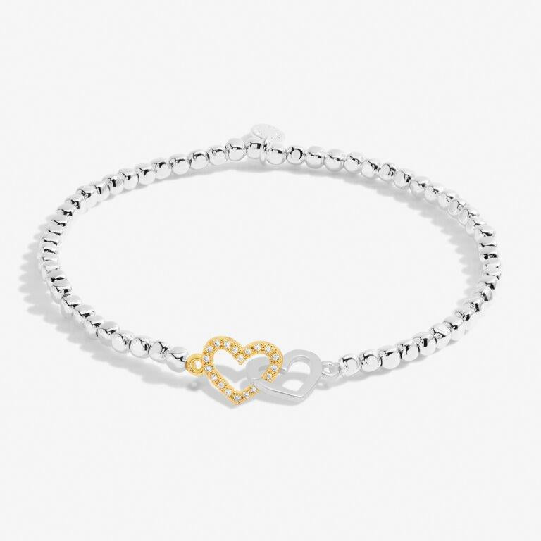 Forever Yours 'Beautiful Bestie' Silver & Gold Plated Bracelet