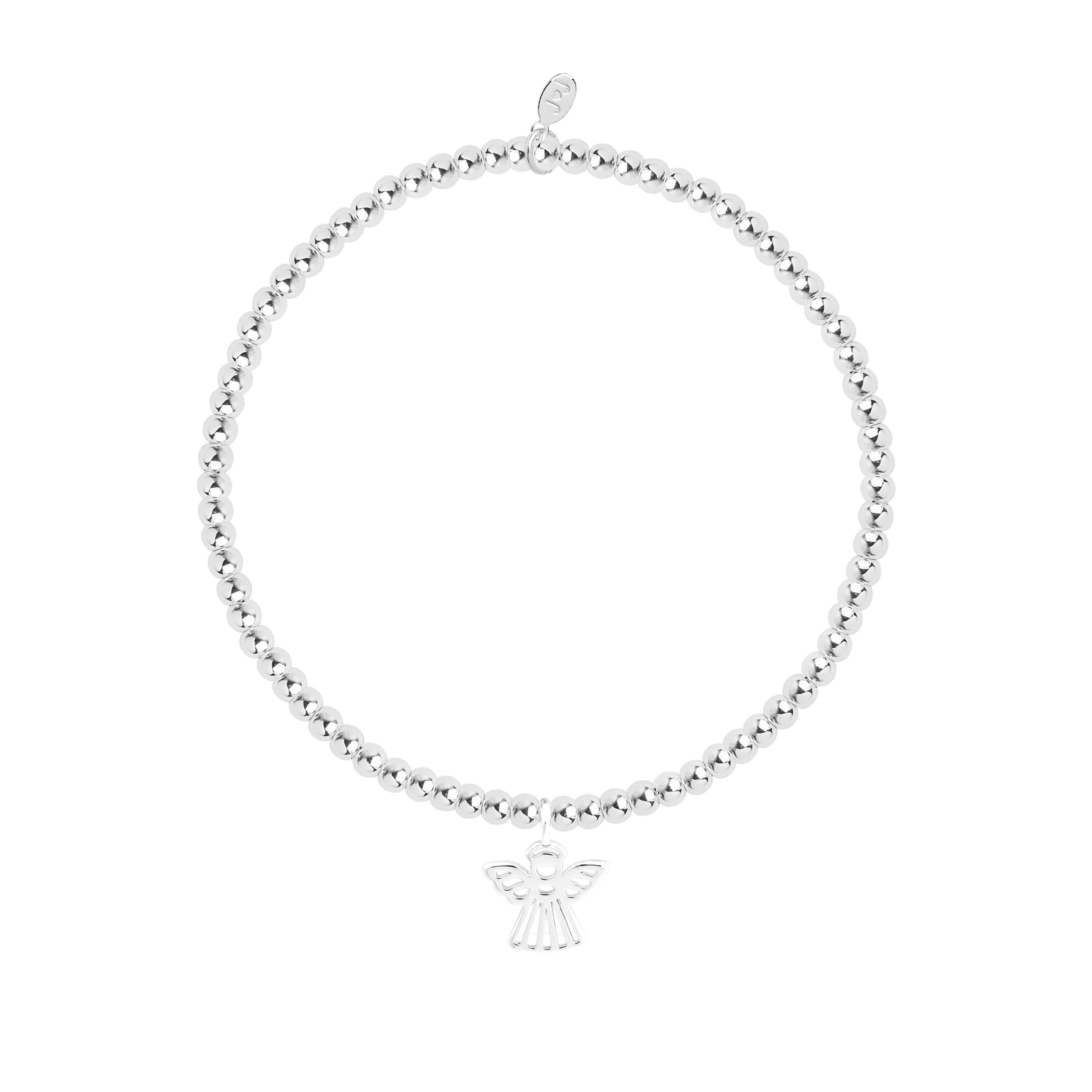Occasion Gift Box | Guardian Angel | Silver | Set Of 3 Bracelets | 17.5cm Stretch