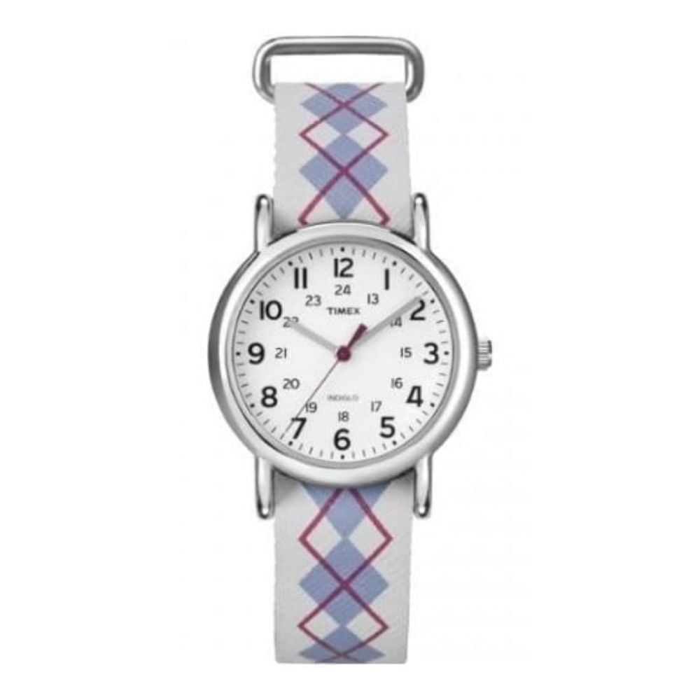 Ladies Weekender Pattern Leather Watch