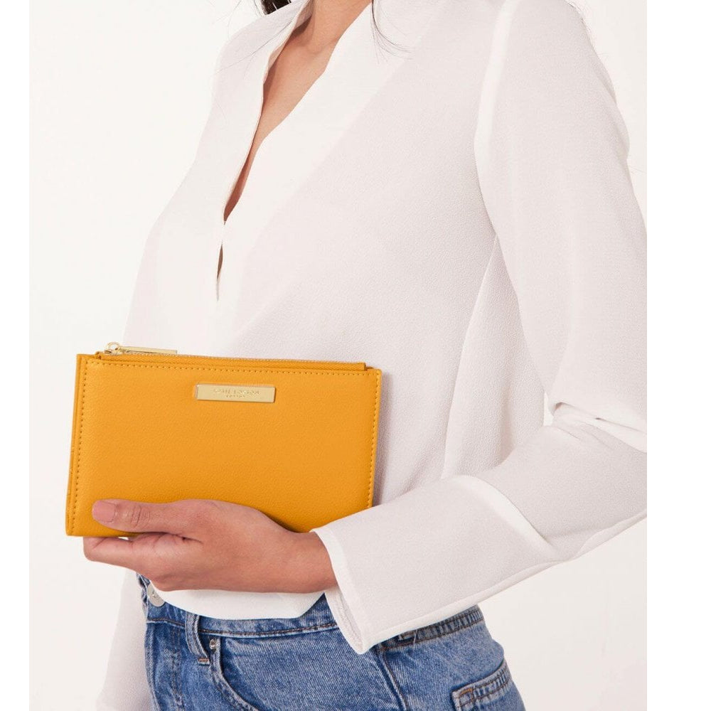 Alise Soft Pebble Purse | Ochre | 11 X 19cm