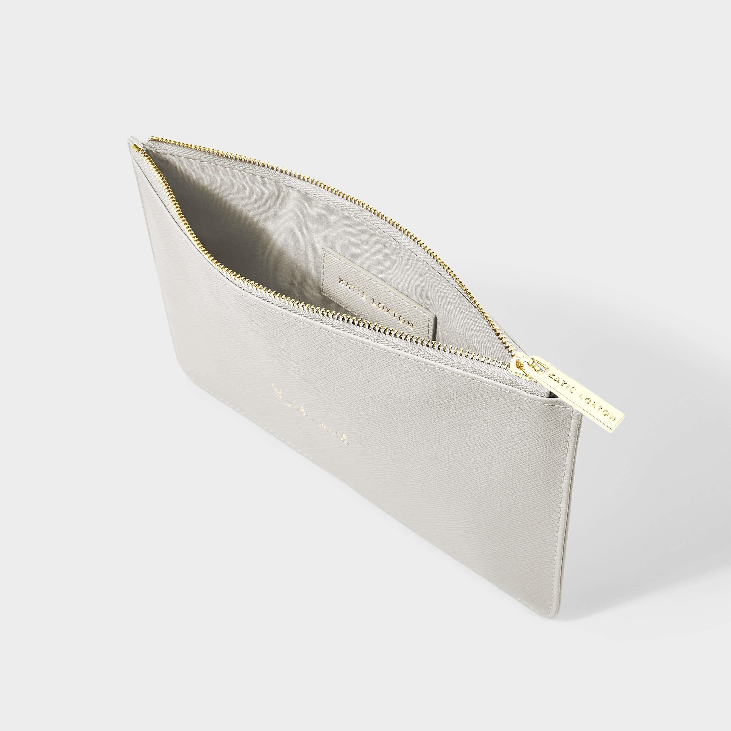 Bridal Perfect Pouch | Bridesmaid | Dove Grey | 16 X 24 X 1.5cm