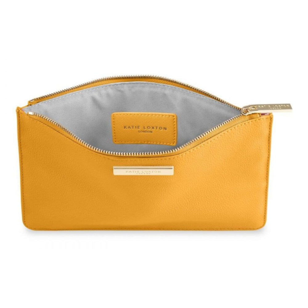 Soft Pebble Pouch | Ochre | 16 X 24 Cm