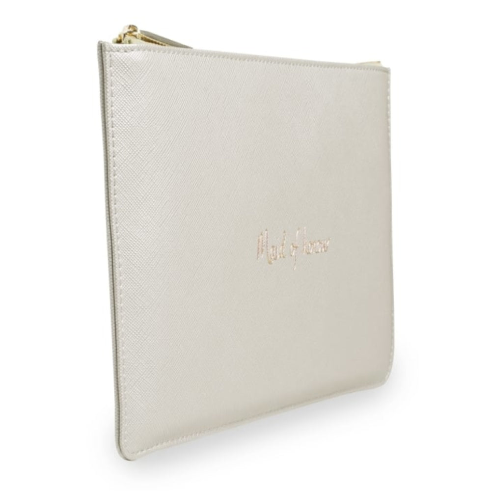 PERFECT POUCH - MAID OF HONOUR - pearly white - 16x24cm