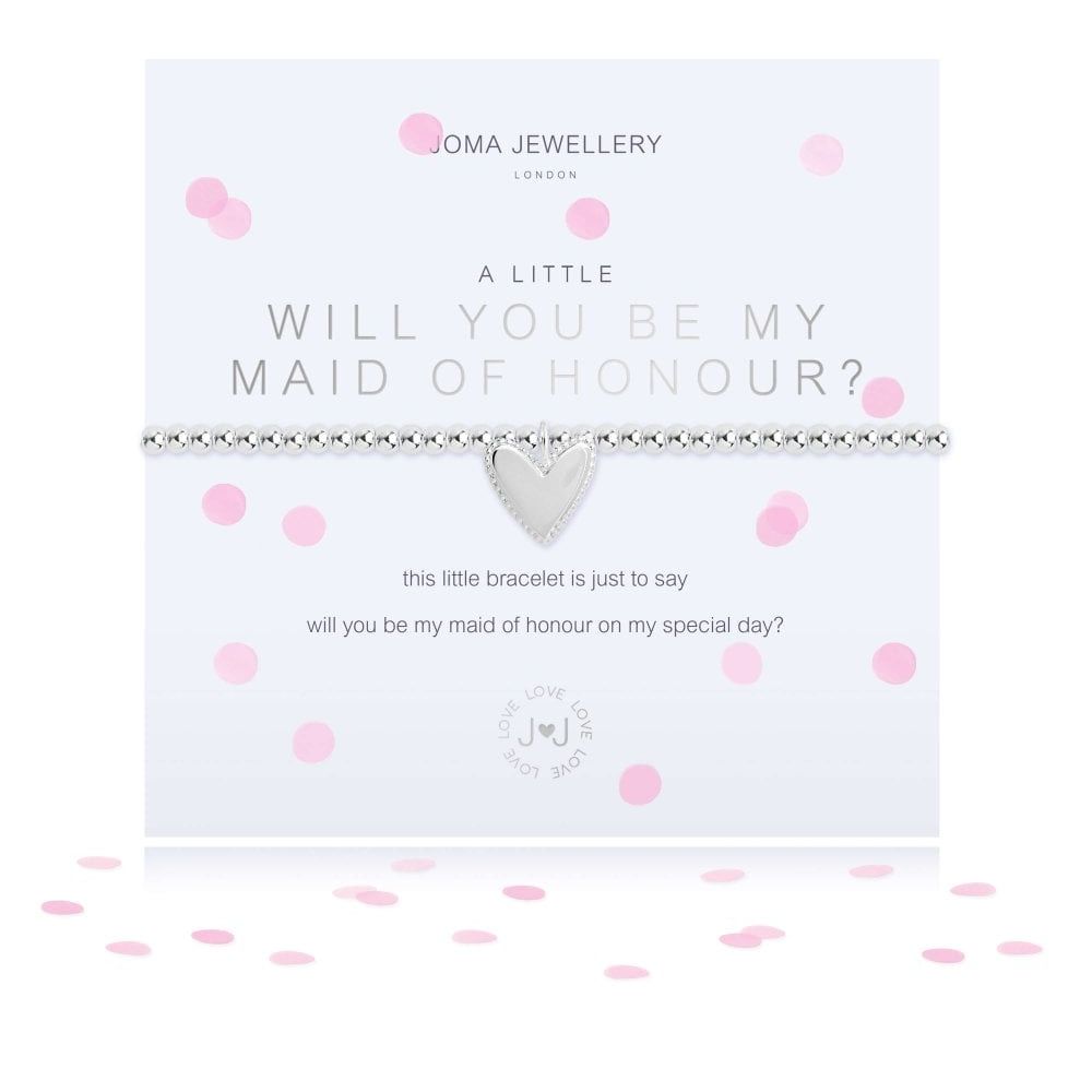 A Little | Will You Be My Maid Of Honour | Bracelet |17.5cm Stretch
