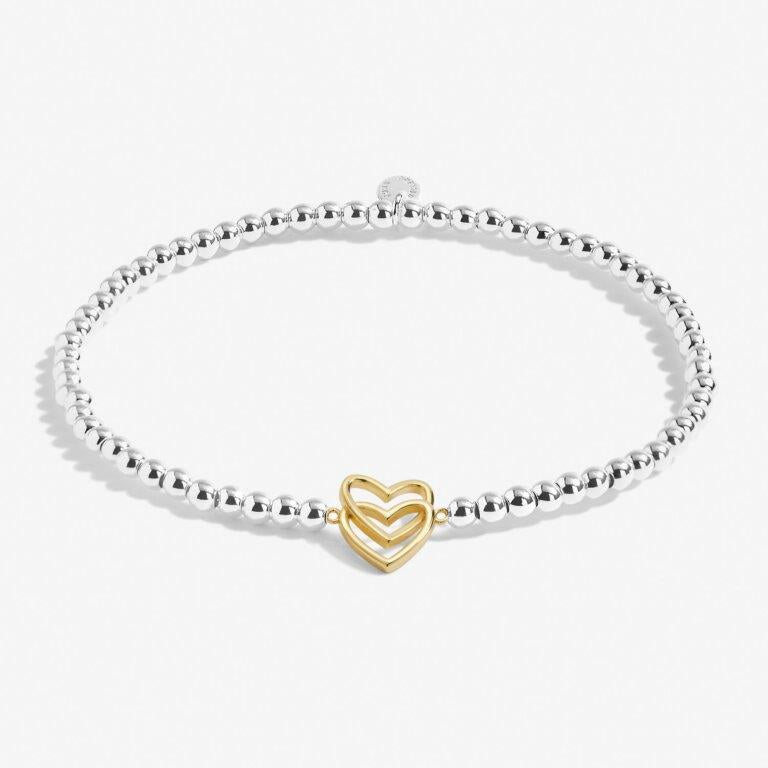A Little ' Soulmate' Silver & Gold Plated Bracelet