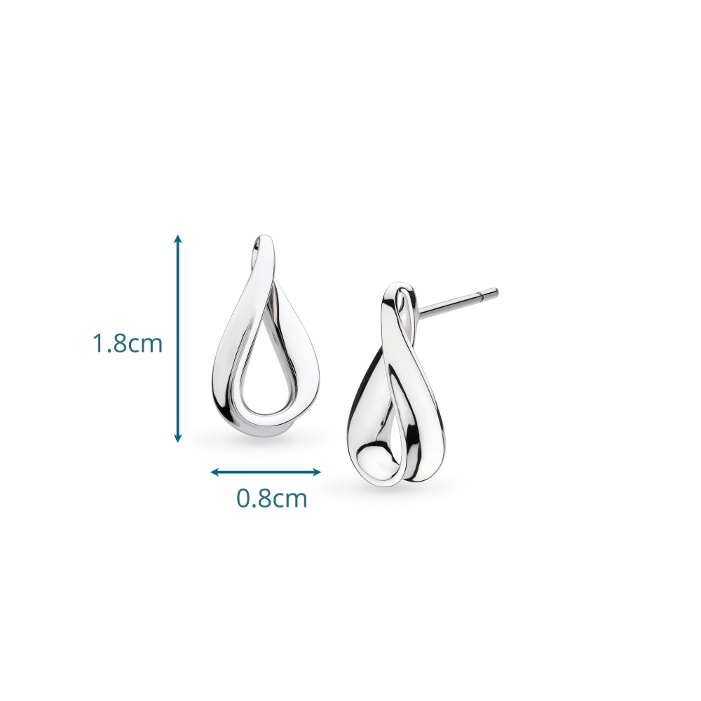 Serenity Loop Grande Stud Earrings