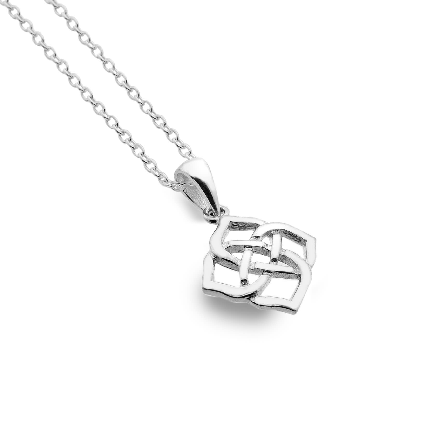 Flowering Celtic Knot Pendant Necklace