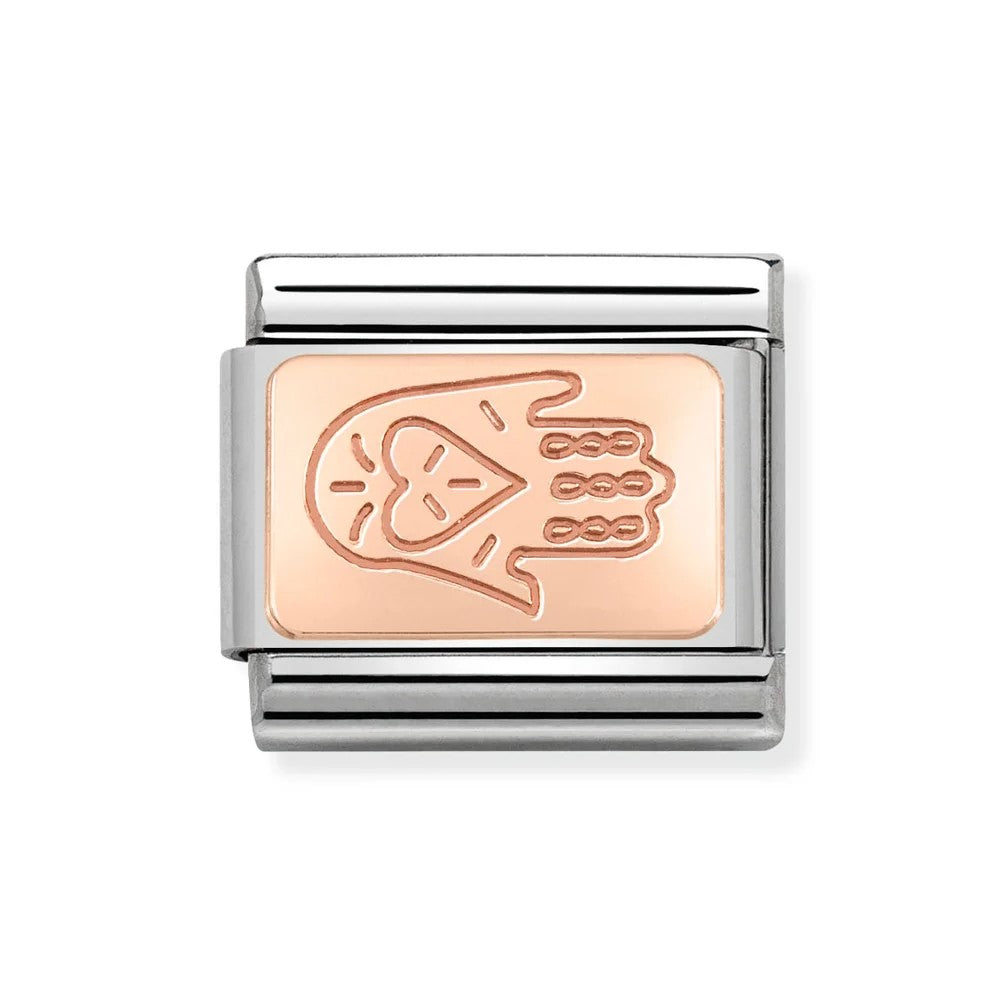 Composable Classic 9K Rose Gold Hand Of Fatima Link