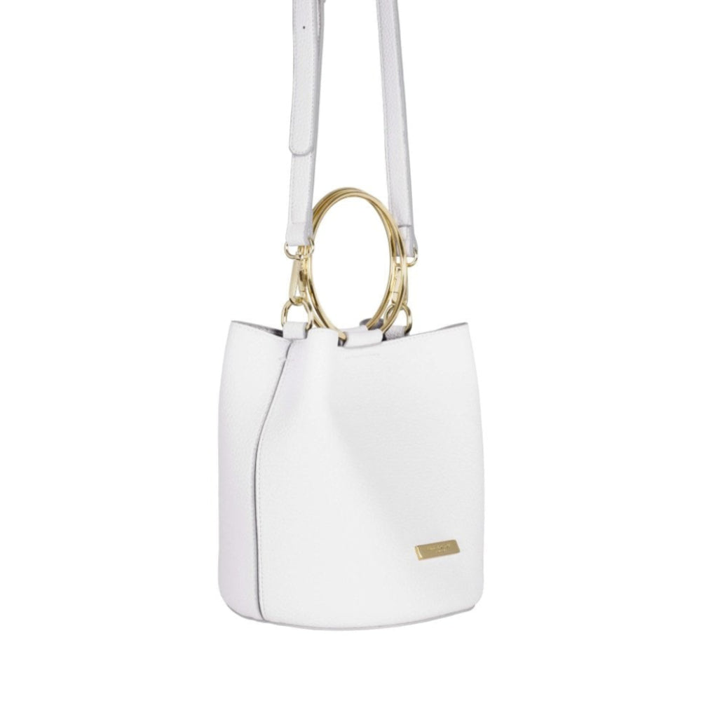 Suki Bucket Bag - White - 20x18x6cm