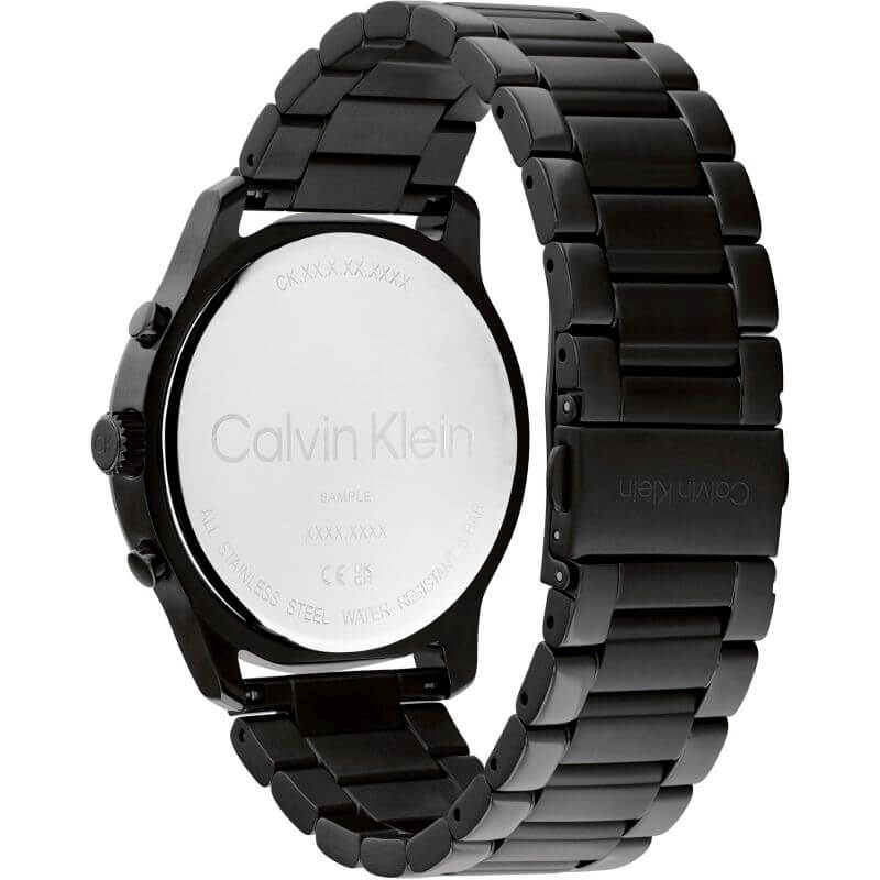 Sport Multi-function Black Dial & Bracelet Watch