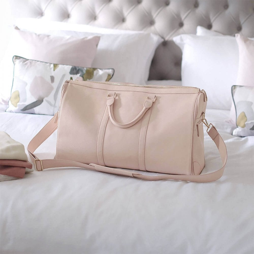 Blush Pink Zipped Suit Bag