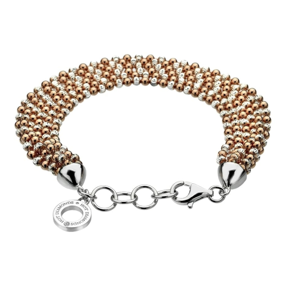 Garland Deluxe Bead Bracelet - Rose Gold Plated Accents
