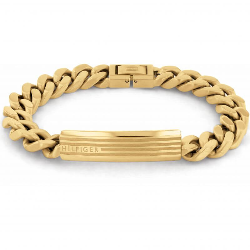 Id Gold Plated Gents Bracelet