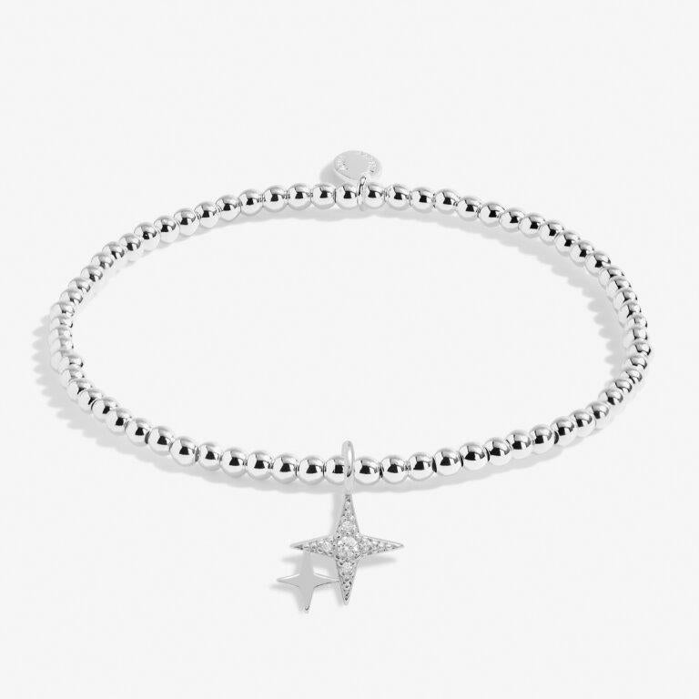 Christmas A Little 'Season To Sparkle' Silver Plated Bracelet