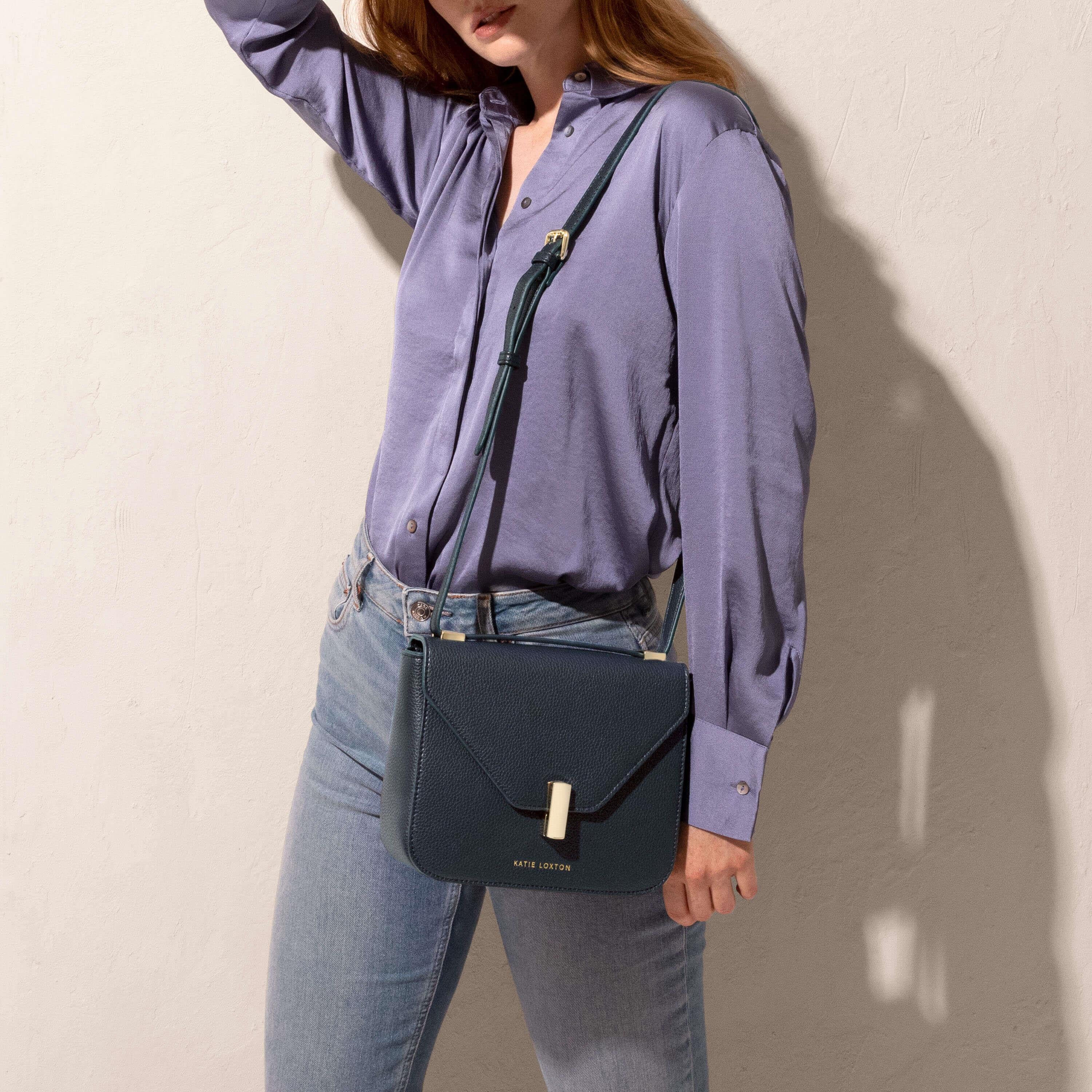 Casey Crossbody Bag | Navy | 18 X 22 X 8cm
