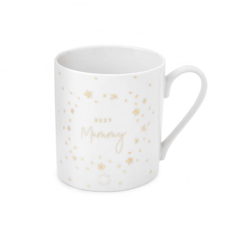 Boxed Porcelain Mug | Best Mummy| White And Gold