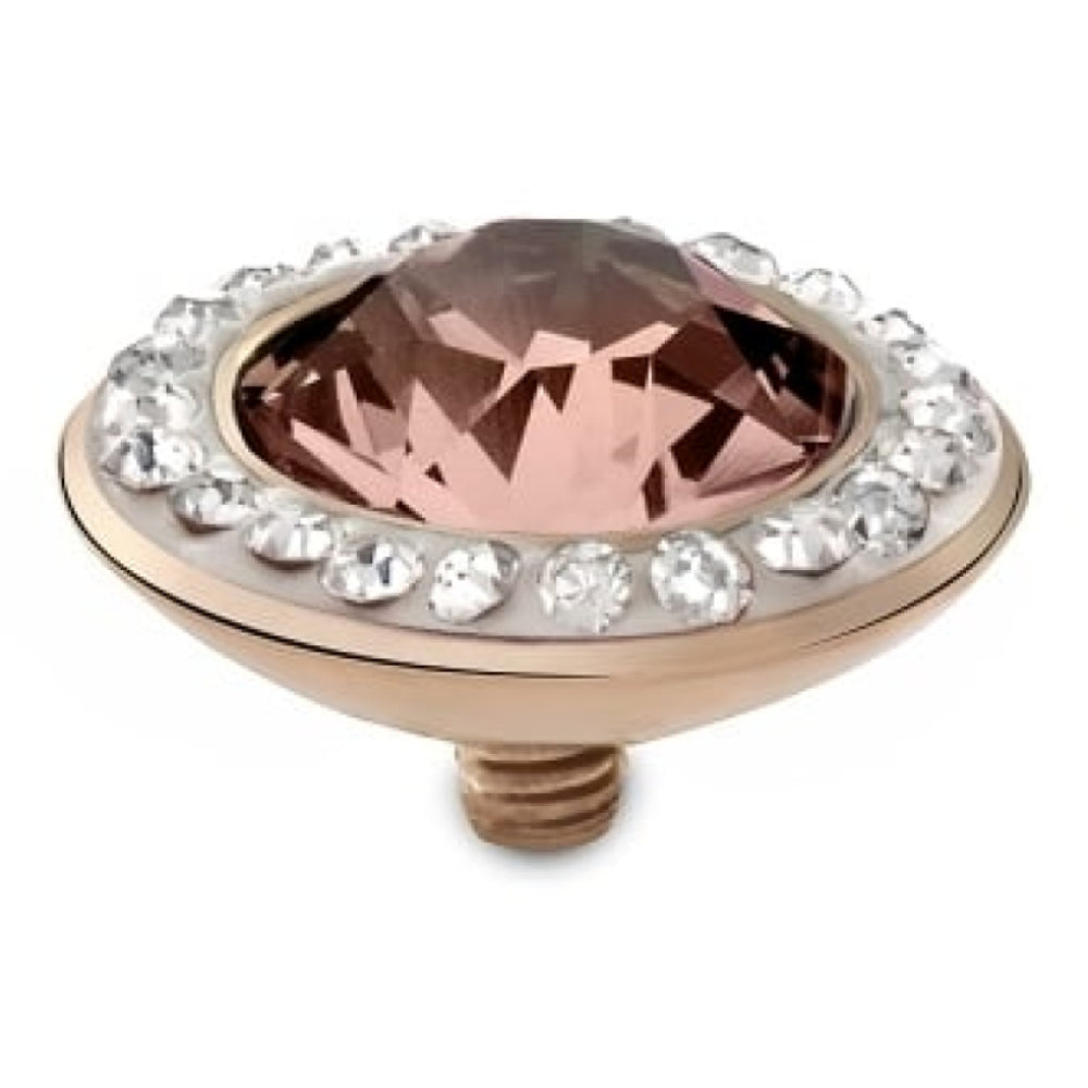 Famosa Rose Gold 13mm Tondo Deluxe Ring Top Vintage Rose