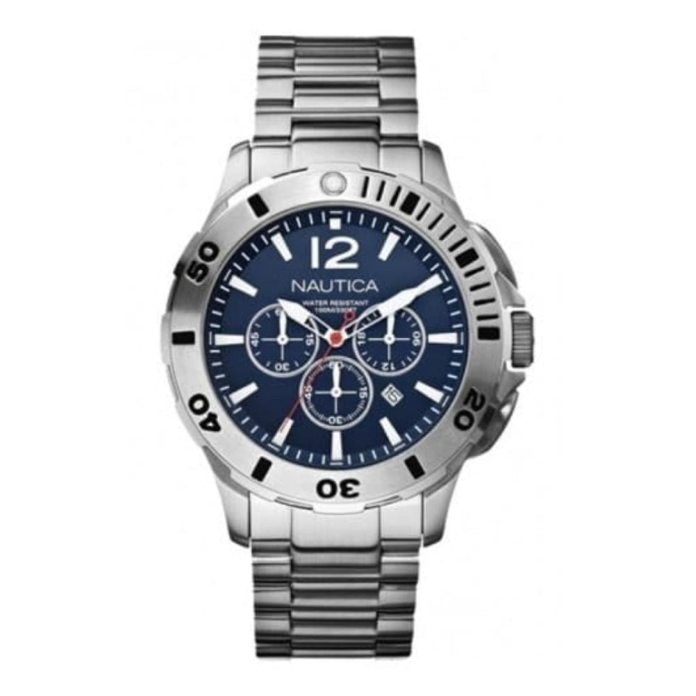 Gents BFD 101 Dive Chrono Blue Dial Stainless Steel Bracelet Watch